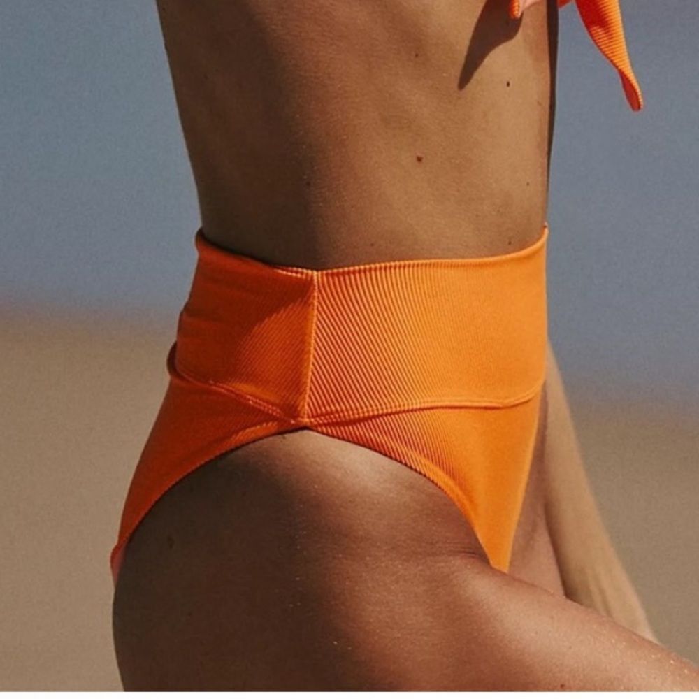 Beach Riot Dallas Ribbed Bikini Highway Bottom $100 - Picture 3 of 6